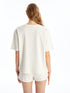 LC Waikiki Crew Neck Printed Short Sleeve Oversized T-Shirt